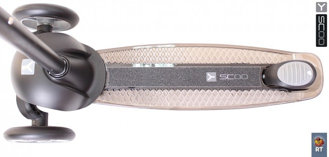 Самокат 3-х кол. Y-Scoo RT Trio Diamond 120 black