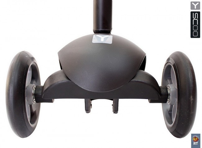 Самокат 3-х кол. Y-Scoo RT Trio Diamond 120 black