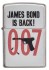 Зажигалка Zippo James Bond с покрытием Brushed Chrome, латунь/сталь, серебристая, 36x12x56 мм