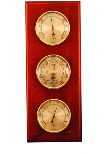 Метеостанция Бриг+ М-21, 120*290*40мм (барометр d-70мм, термометр d-70мм, гигрометр d-70мм)
