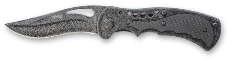 Нож складной Stinger, 90 мм (серебр.-черн.), рукоять: сталь/пластик (черн.), с клипом, коробка картон Нож складной Stinger, 90 мм (серебр.-черн.), рукоять: сталь/пластик (черн.), с клипом, коробка картон