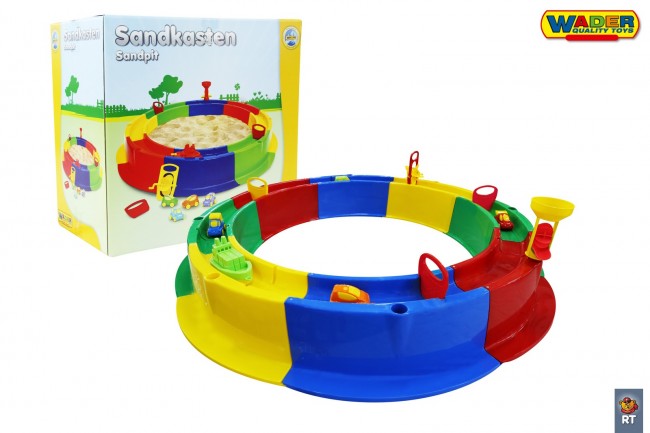 40923 Песочница &quot;Кольцо&quot; с водой Wader 1360 мм