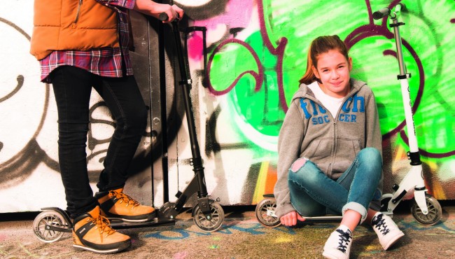 Самокат Y-Scoo Globber My TOO Fold UP 125 white