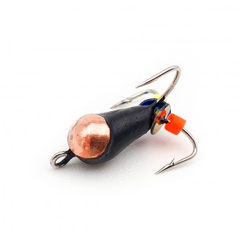 Мормышка Черт вольфрамовая, d-3,0мм, 0,6 гр., короткая, с коронкой (5шт./уп.) Мормышка Черт вольфрамовая, d-3,0мм, 0,6 гр., короткая, с коронкой (5шт./уп.)