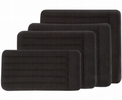 Матрас Intex Pilow Rest Classic с подгол, флокир, темно-серый, сумка д/перен, 152х203х30см. Матрас Intex Pilow Rest Classic с подгол, флокир, темно-серый, сумка д/перен, 152х203х30см.