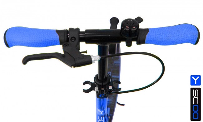 Самокат Y-Scoo RT 205 GUN с ручным тормозом blue