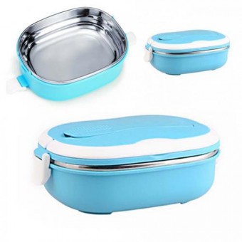 Ланч-бокс Shunmeile, 0,9л, 1 секция, пищ. пластик/нерж. сталь,. (16117-1)