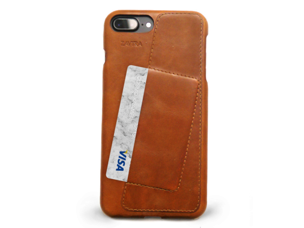 Чехол Zavtra для iPhone 7 Plus из натуральной кожи, черный