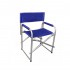 Кресло раскладное, с подлокотниками, Ш55*В80*Г50см., алюмин. каркас, цвет синий Jjyz-002