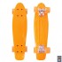 171203 Скейтборд Classic 22&quot; 56x15 Yqhj-11 пластик со светящимися колесами цвет оранжевый