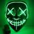 Неоновая маска «Судная ночь»   (зеленая)