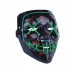 Неоновая маска «Судная ночь»   (зеленая)