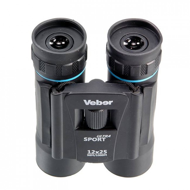 Бинокль Veber Ultra Sport БН 12x25, черный