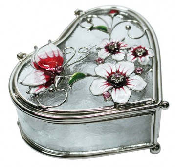 Шкатулка Jardin D'Ete "Розовая глазурь", cталь, стекло, 10,5 х 9,5 х 6 см Шкатулка Jardin D'Ete "Розовая глазурь", cталь, стекло, 10,5 х 9,5 х 6 см