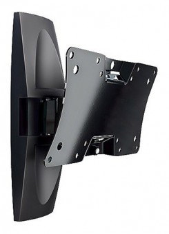 Кронштейн для телевизора Holder Lcds-5062 черный глянец 19"-32" макс. 30кг настенный поворот и наклон Кронштейн для телевизора Holder Lcds-5062 черный глянец 19"-32" макс. 30кг настенный поворот и наклон