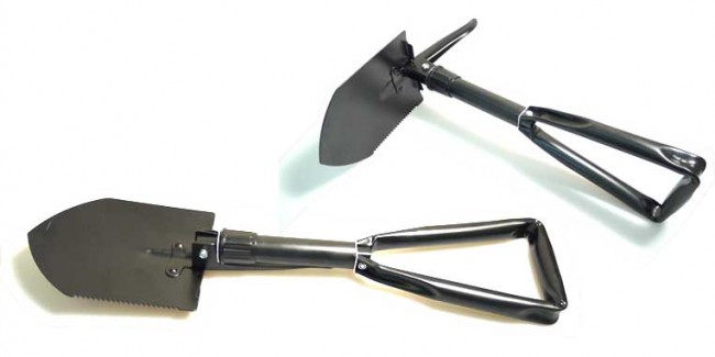 Лопата складная, большая (в чехле)