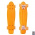 171207 Скейтборд Classic 26&quot; 68х19 Ywhj-28 пластик со светящимися колесами цвет оранжевый