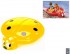С 203 Песочница- бассейн Божья Коровка с крышкой цв. жёлтый, диаметр 92 см