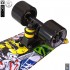 401G-С Скейтборд Y-Scoo Fishskateboard Print 22&quot; винил 56,6х15 с сумкой Cartoon