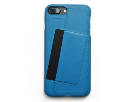 Чехол Zavtra для iPhone 7 Plus из натуральной кожи, голубой