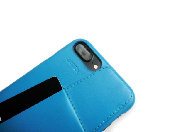 Чехол Zavtra для iPhone 7 Plus из натуральной кожи, голубой