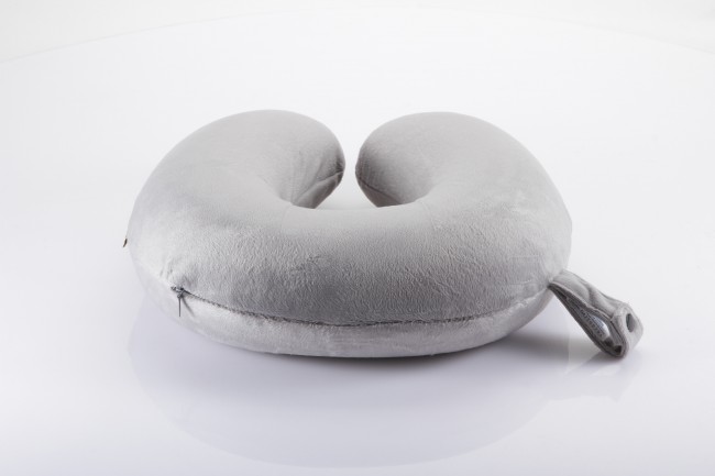 Подушка для путешествий с эффектом памяти Travel Blue Memory Foam Pillow, цвет серый