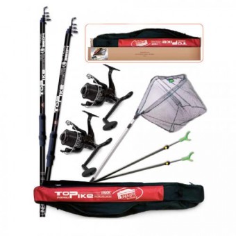 Набор Linea Effe TOP Pike Combo (2 уд., 2 кат., 2 подст., 1 подсач.), в чехле, 2015342 Италия Набор Linea Effe TOP Pike Combo (2 уд., 2 кат., 2 подст., 1 подсач.), в чехле, 2015342 Италия