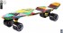 401G-T Скейтборд Y-Scoo Fishskateboard Print 22&quot; винил 56,6х15 с сумкой Triddent