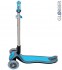 448-101 Самокат Globber Elite F My Free Fold up со светящейся платформой SKY Blue