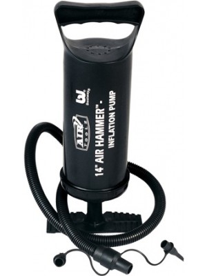 Насос Bestway AirHammer ручной, длина 36 см. (2х910 см/куб.) комплект переходников