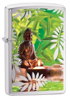 Зажигалка Zippo Classic с покрытием High Polish Chrome, латунь/сталь, серебристая, 36x12x56 мм Зажигалка Zippo Classic с покрытием High Polish Chrome, латунь/сталь, серебристая, 36x12x56 мм
