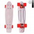 401-G Скейтборд Y-Scoo Fishskateboard 22&quot; винил 56,6х15 с сумкой Grey/red