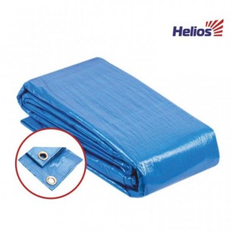Тент укрытие Helios, универсальный, 6*8, с люверсами, ткань:армир. полипроп. 60г/м2, цв. синий Тент укрытие Helios, универсальный, 6*8, с люверсами, ткань:армир. полипроп. 60г/м2, цв. синий