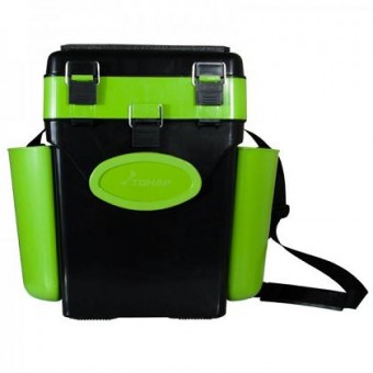 Ящик зимний Helios FishBox В40*Ш31(43 с учетом навесных карманов)*Г23, 10л, зеленый (4) Ящик зимний Helios FishBox В40*Ш31(43 с учетом навесных карманов)*Г23, 10л, зеленый (4)