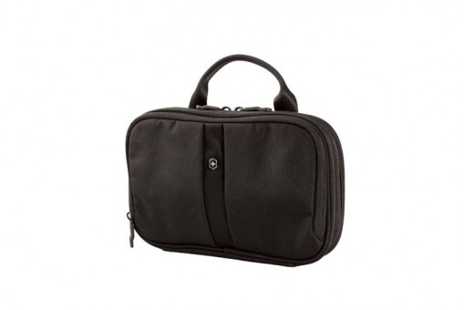 Несессер Victorinox Slimline Toiletry Kit, 2 отделения, чёрный, нейлон 800D, 25x6x15 см, 2 л Несессер Victorinox Slimline Toiletry Kit, 2 отделения, чёрный, нейлон 800D, 25x6x15 см, 2 л