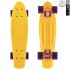 401-Y Скейтборд Y-Scoo Fishskateboard 22&quot; винил 56,6х15 с сумкой Yellow/dark purple