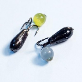 Мормышка Кошачий Глаз/чертик, набор №1, ручной работы, кр. Hayabusa (10шт./уп.)