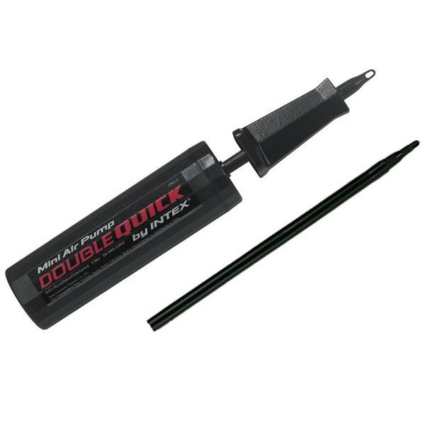 Насос Intex Doublequick ручной мини 29см для матрасов, игрушек (двойное действие) (69613) 