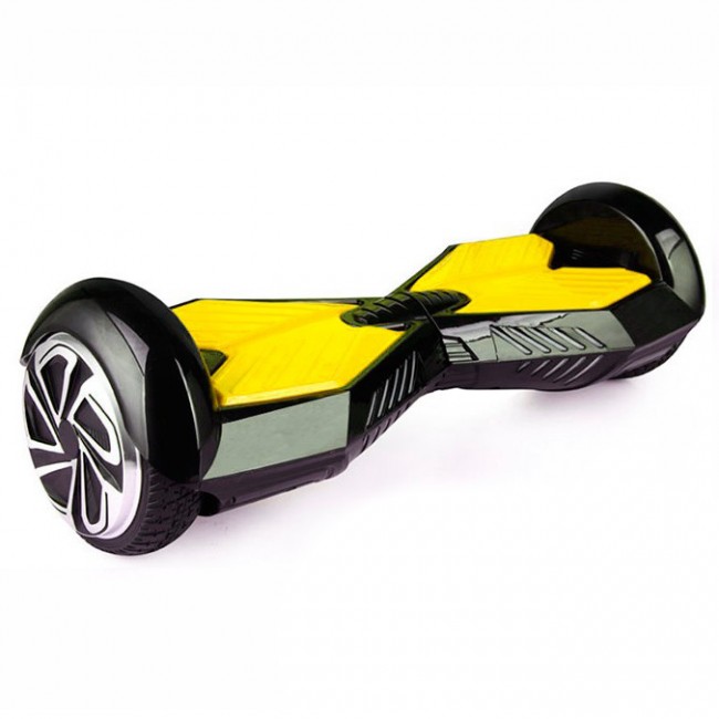 Гироскутер Smart Balance Transformers с колонками, черный/желтый