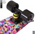 401G-R Скейтборд Y-Scoo Fishskateboard Print 22&quot; винил 56,6х15 с сумкой Rhombus