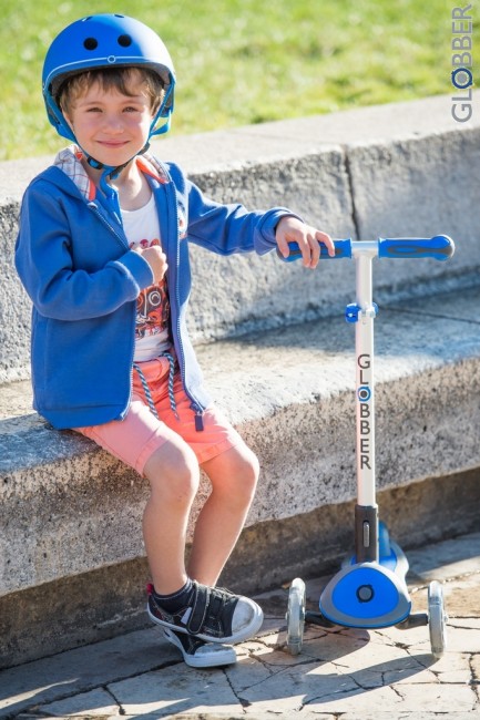 446-102 Самокат Globber Elite S My Free Fold up RED