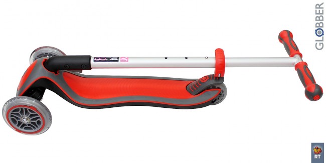 446-102 Самокат Globber Elite S My Free Fold up RED