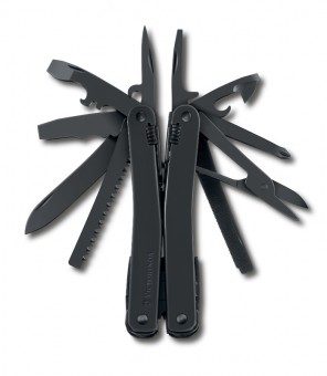 Мультитул Victorinox SwissTool Spirit XBS, 105 мм, 27 функций, чёрный, в нейлоновом чехле Мультитул Victorinox SwissTool Spirit XBS, 105 мм, 27 функций, чёрный, в нейлоновом чехле