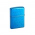 Зажигалка Zippo Classic с покрытием Cerulean™, латунь/сталь, синяя, глянцевая, 36x12x56 мм