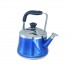 Чайник Elegant, 2,0л, нерж. сталь, терморучка, со свистком, с ситечком, (6213-16)
