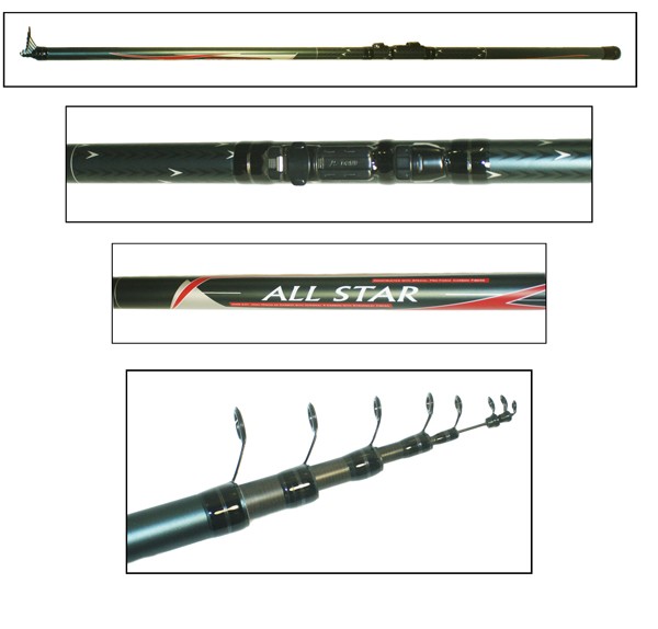 Удилище All Star, с/к 5,0м. - карбон (В) Удилище All Star, с/к 5,0м. - карбон (В)