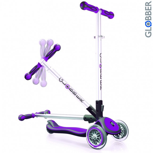 446-103 Самокат Globber Elite S My Free Fold up Purple