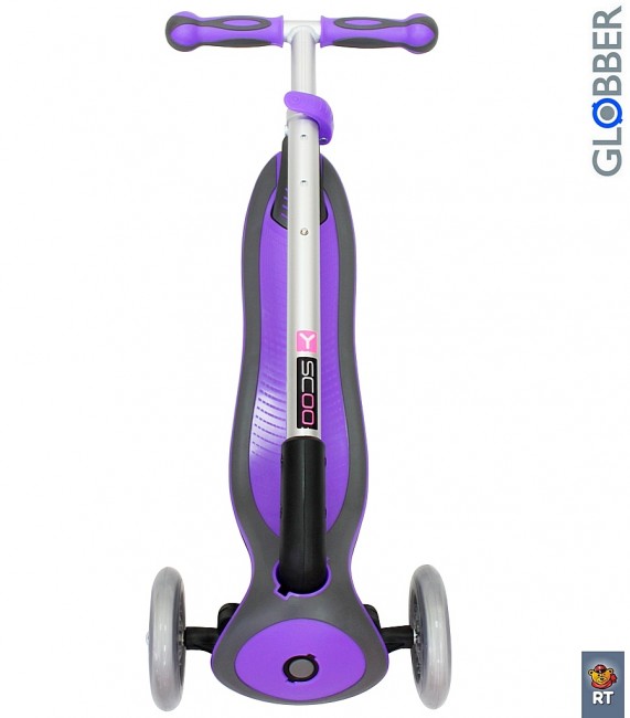 446-103 Самокат Globber Elite S My Free Fold up Purple