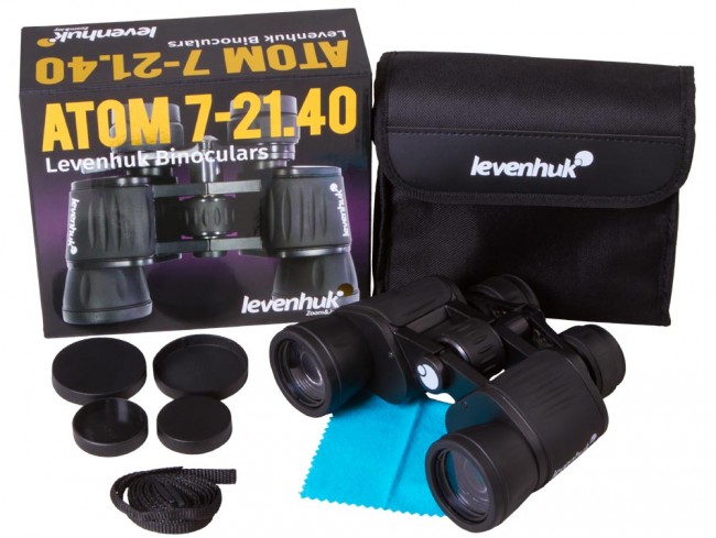 Бинокль Levenhuk Atom 7–21x40 Бинокль Levenhuk Atom 7–21x40