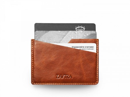 Кардхолдер Zavtra из натуральной кожи (zav07red), красный Кардхолдер Zavtra из натуральной кожи (zav07red), красный